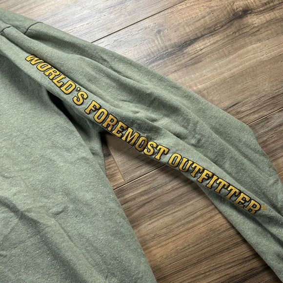 Vintage Greenbrand Recycled Shirt Mens XL Long Sleeve USA Retriever Hun Spellout - Picture 3 of 9